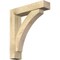 Ekena Millwork Thorton Block Rough Sawn Bracket w/ Offset Brace, Douglas Fir, 6"W x 26"D x 30"H BKT0604X26X30THR05RDF - alternate 1